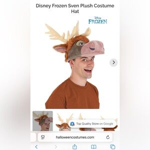 Disney Frozen Sven Costume Hat with Antlers